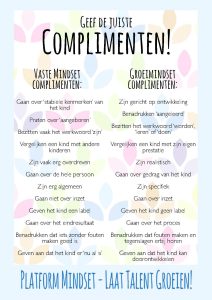 Complimenten geven; hoe doe je dat>
